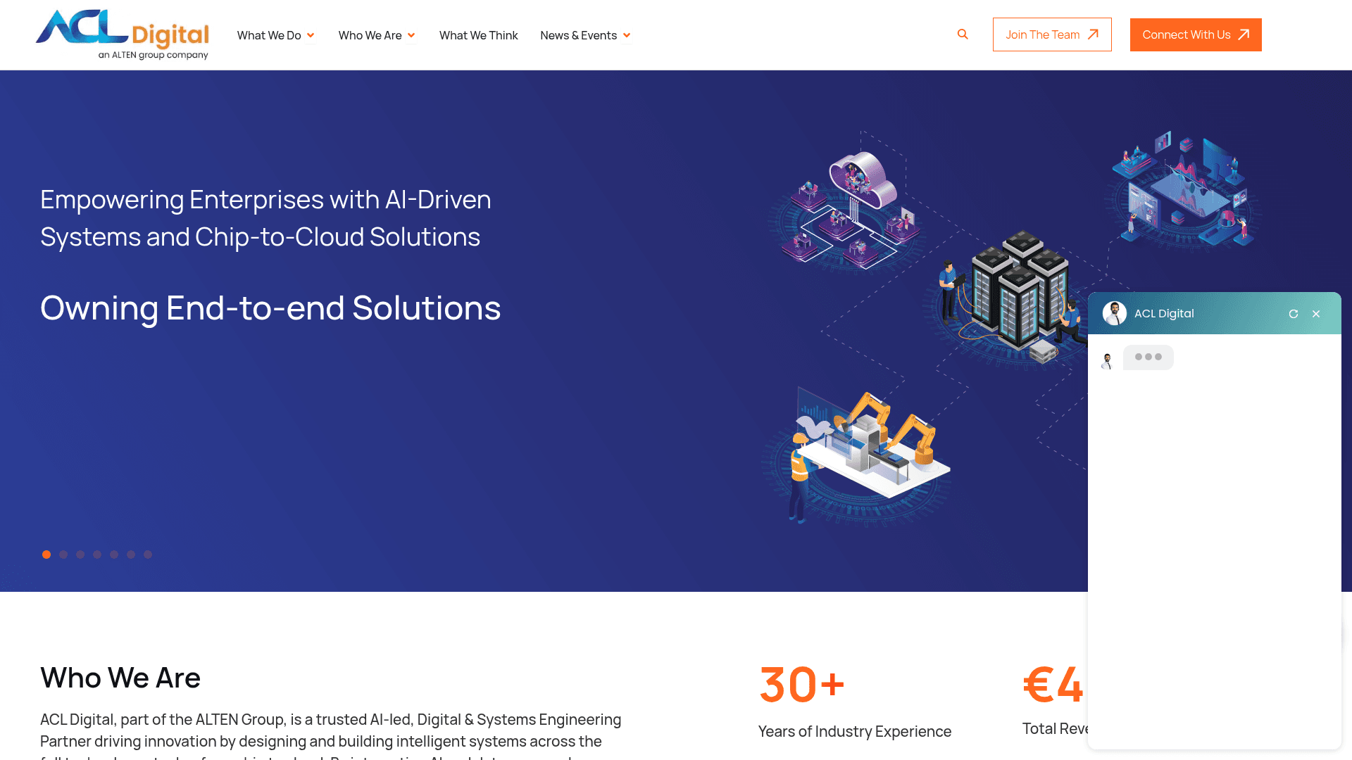 ACL Digital website screenshot