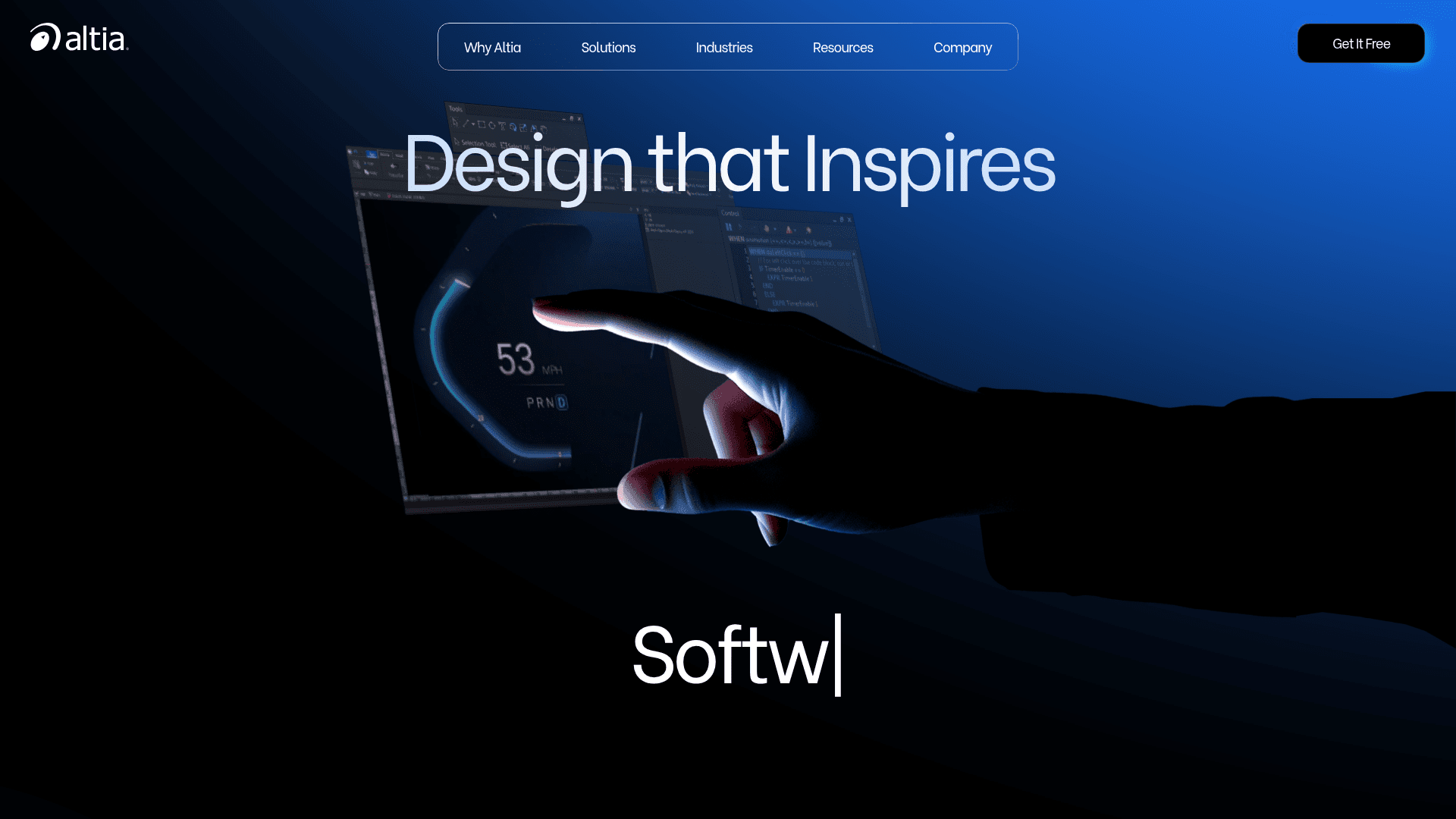 Altia website screenshot