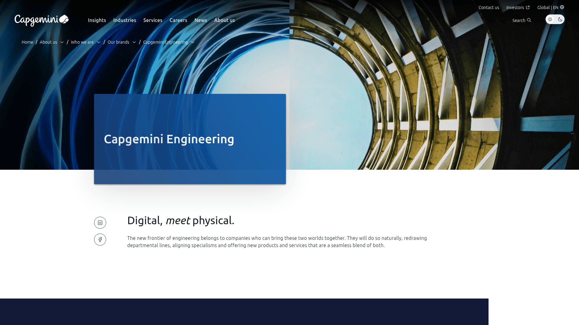 Altran (Capgemini Engineering) website screenshot