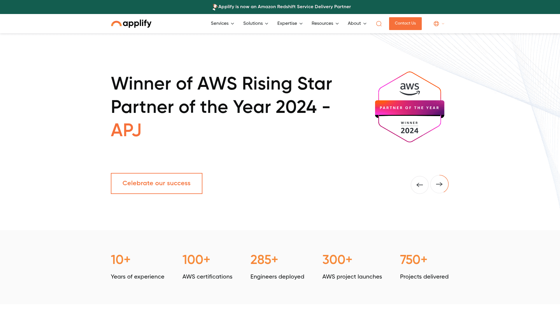Applify website screenshot