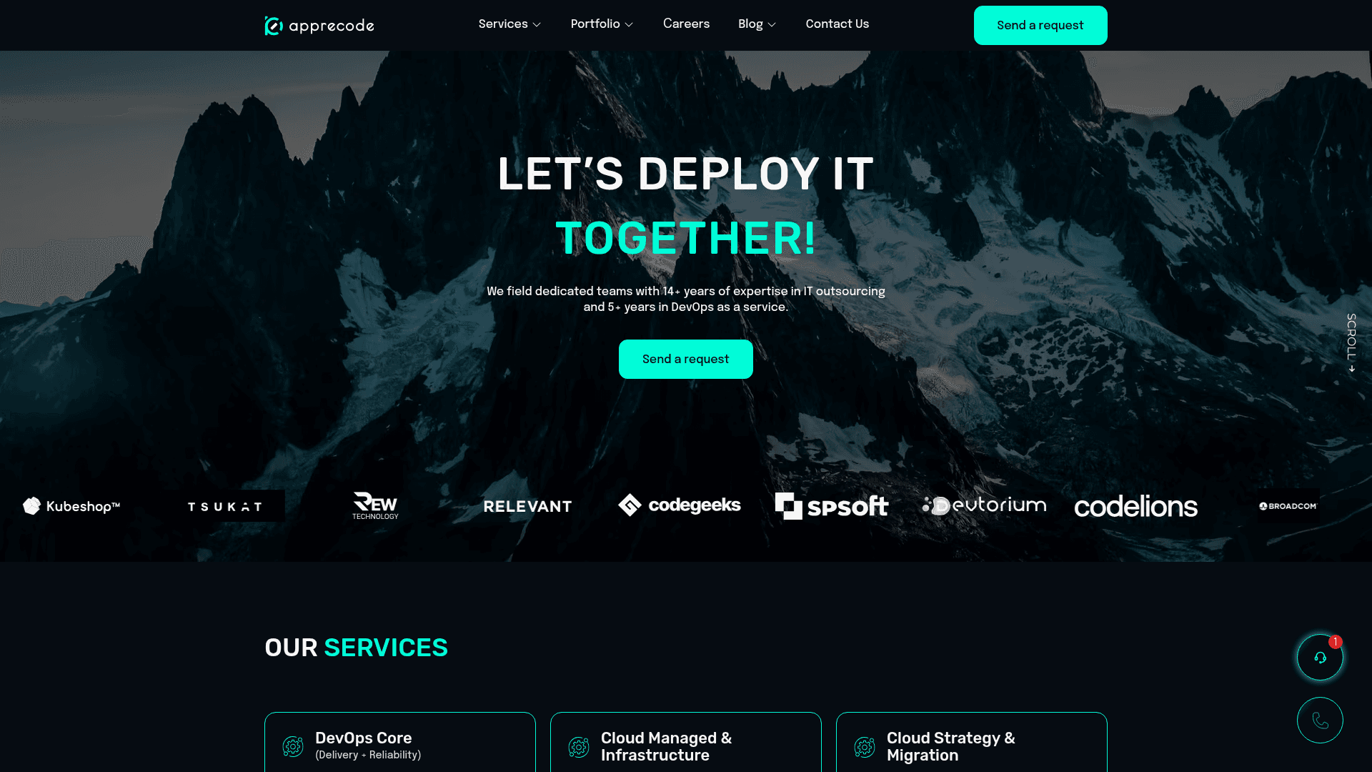 AppRecode website screenshot
