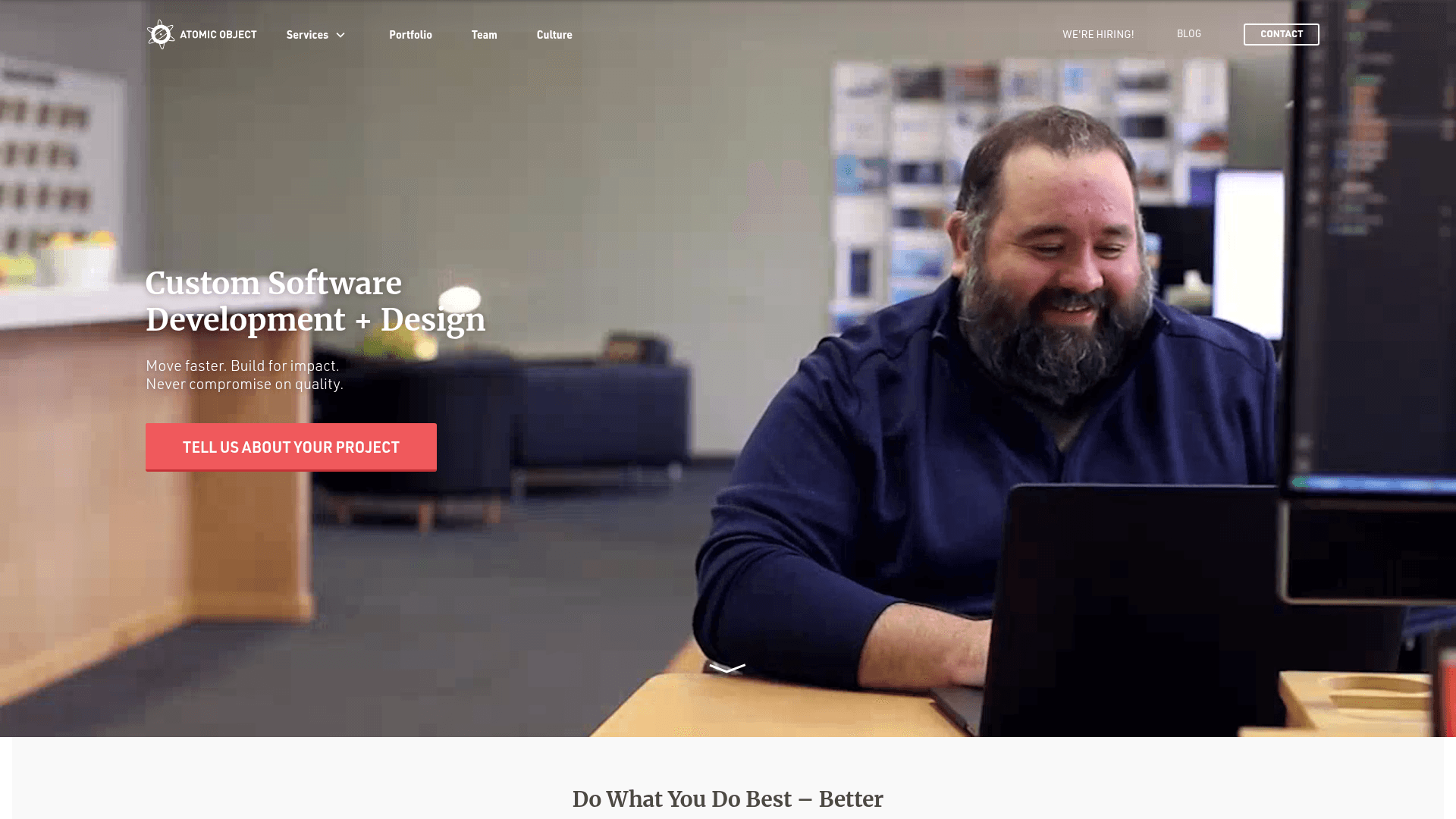 Atomic Object website screenshot