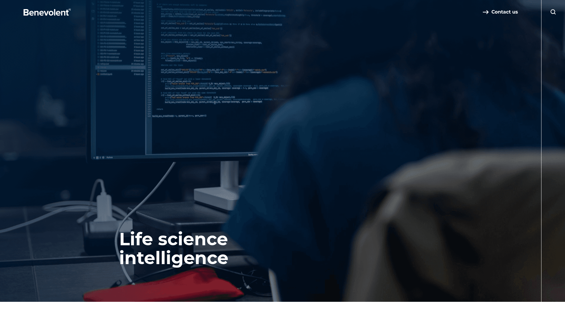 BenevolentAI website screenshot