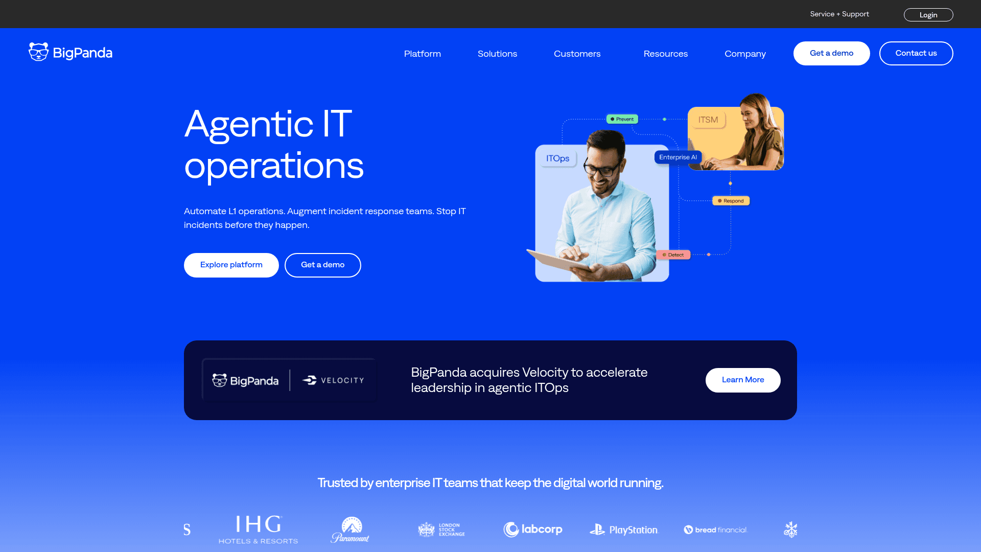 BigPanda website screenshot