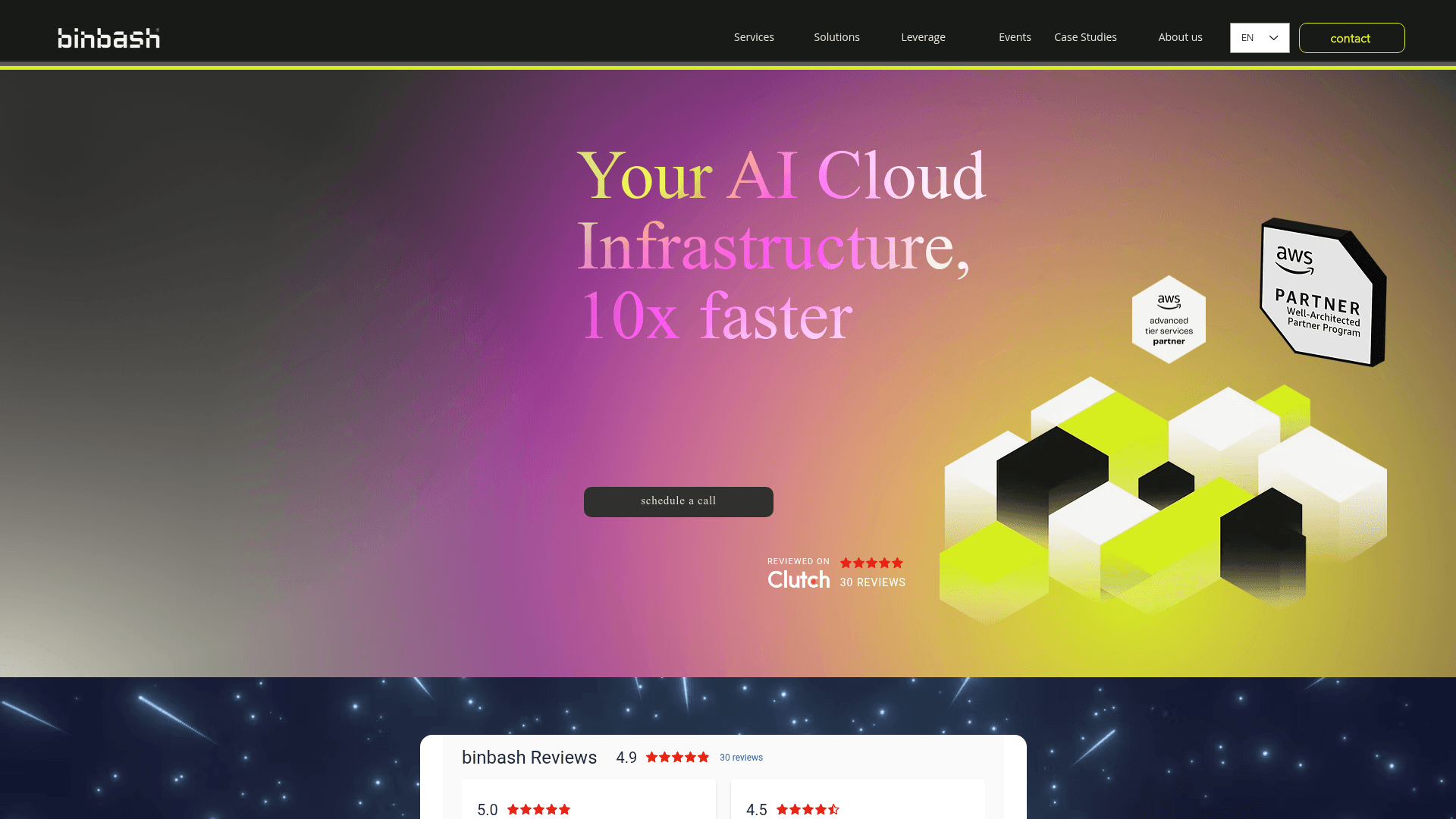 binbash website screenshot