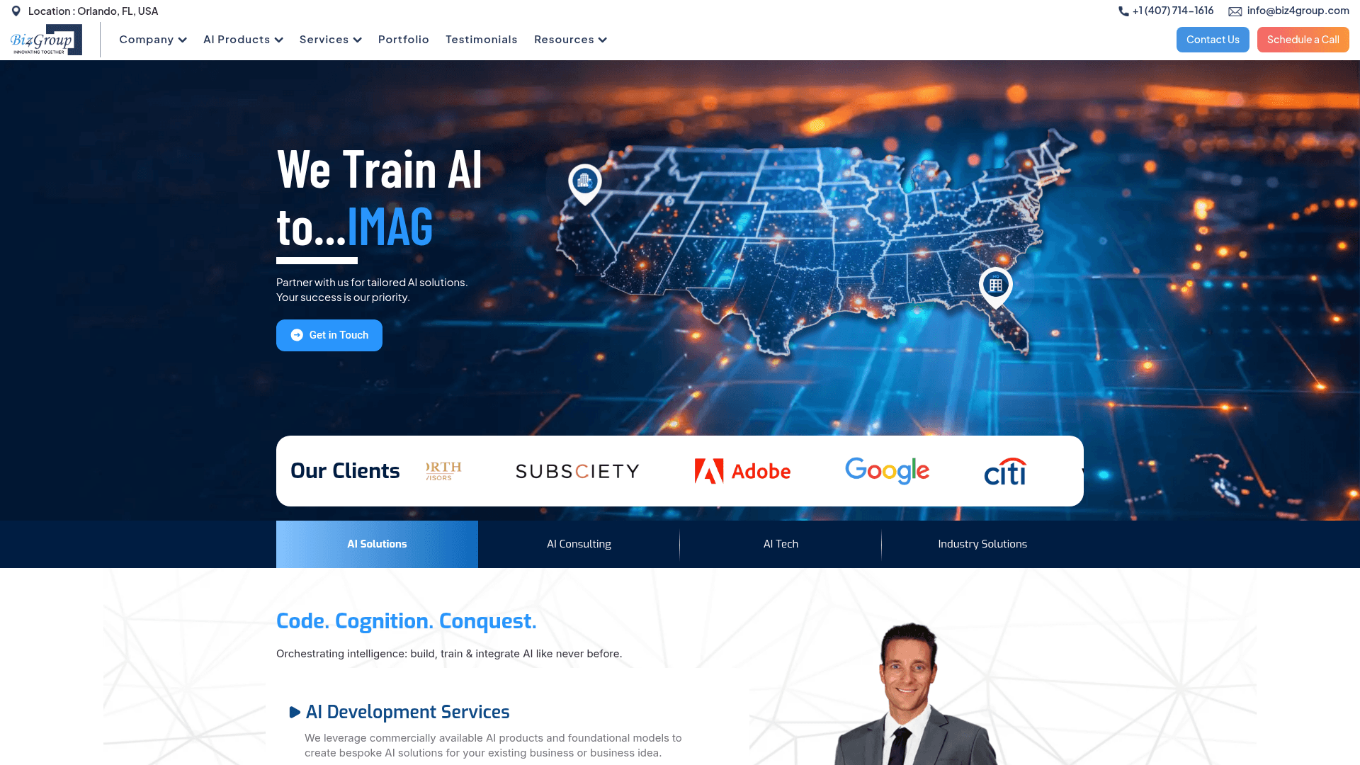 Biz4Group website screenshot