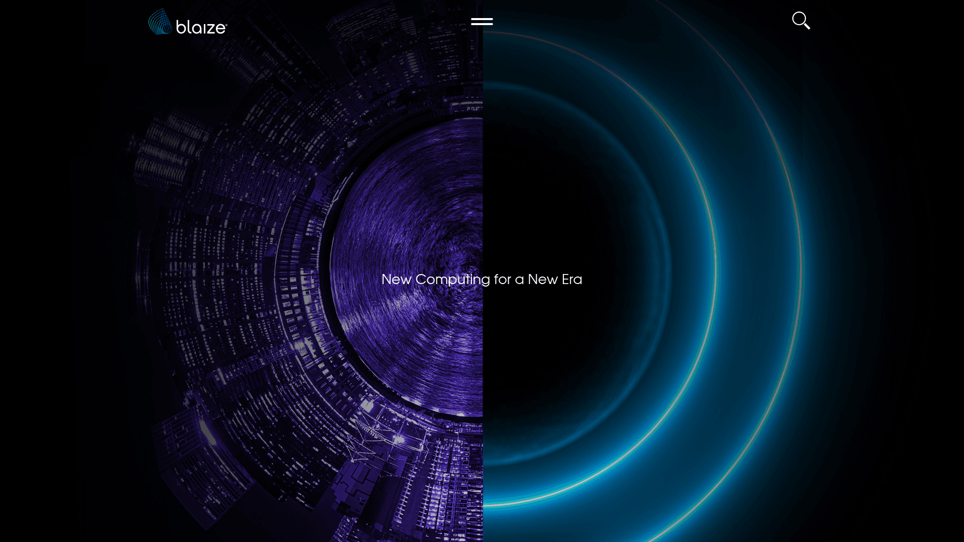 Blaize website screenshot