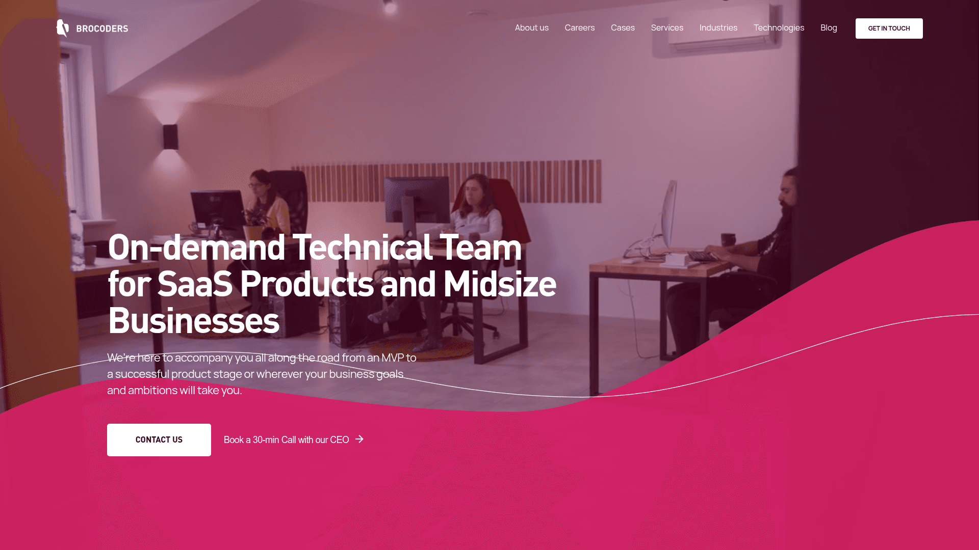 Brocoders website screenshot