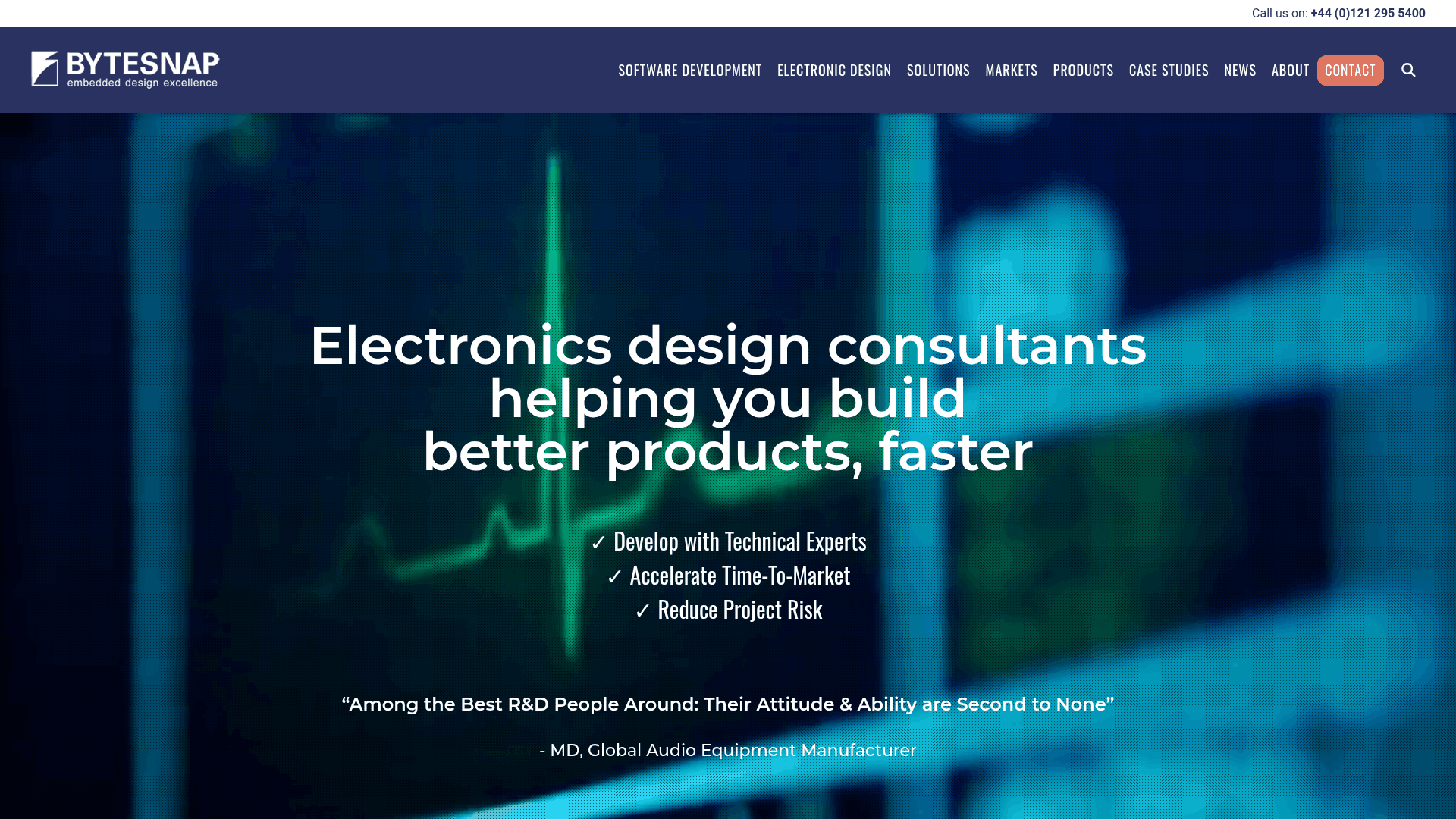 ByteSnap Design website screenshot