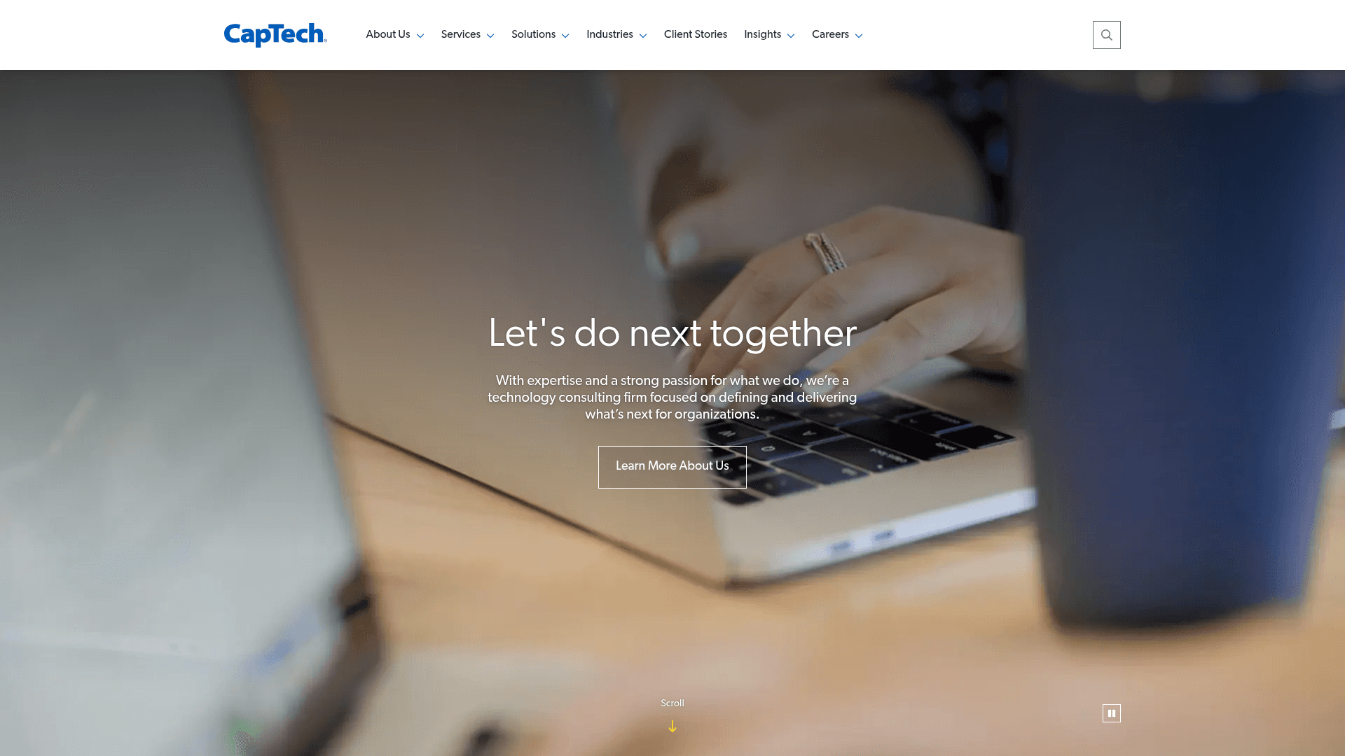 CapTech website screenshot