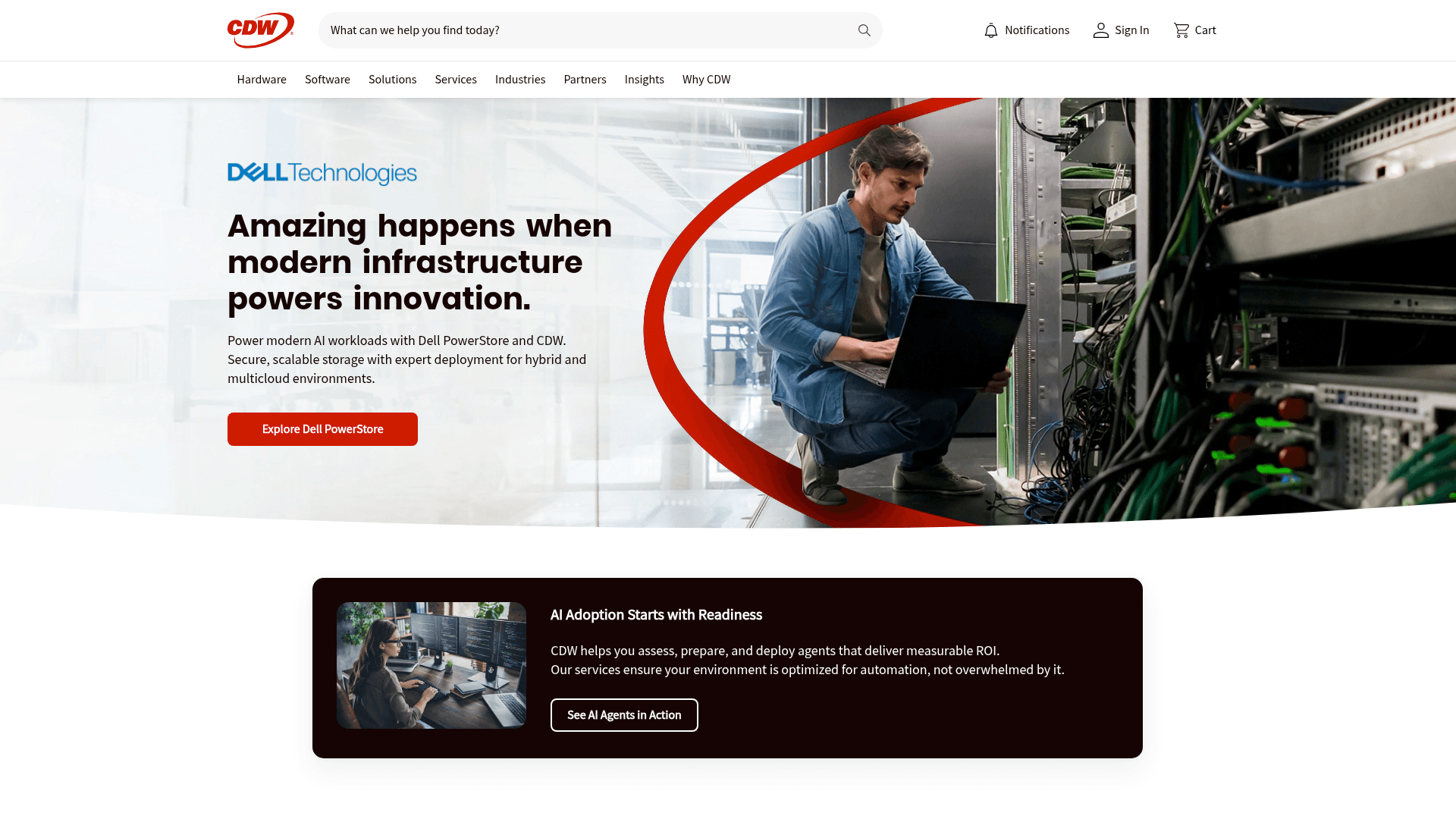 CDW Digital Velocity website screenshot