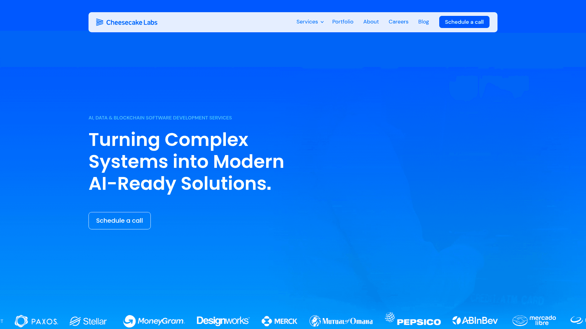 Cheesecake Labs website screenshot