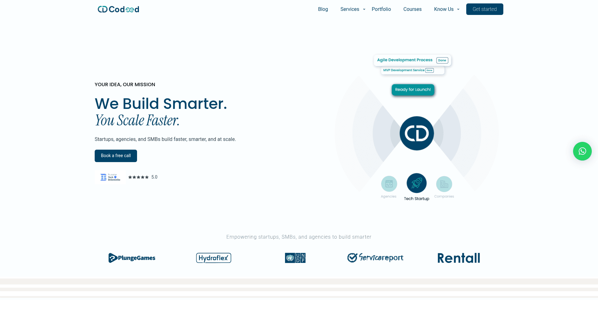 Codeed Inc website screenshot
