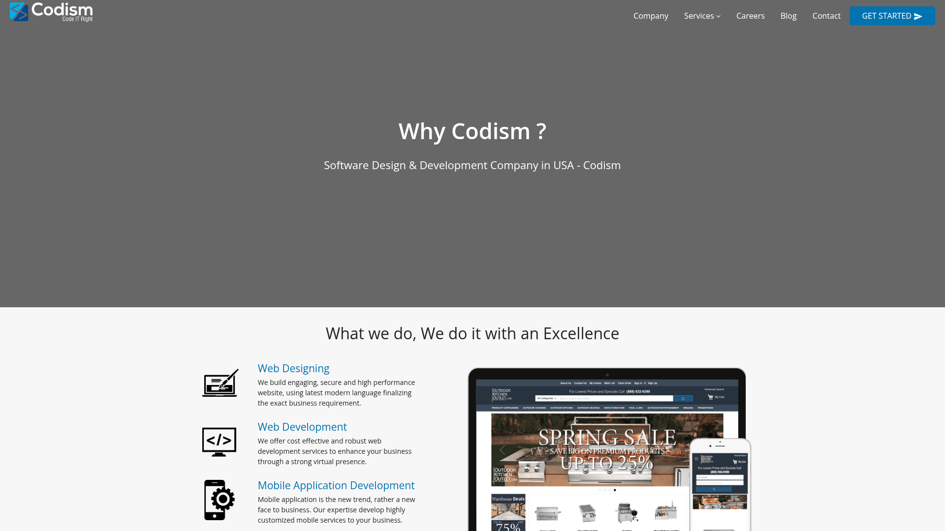 Codism website screenshot