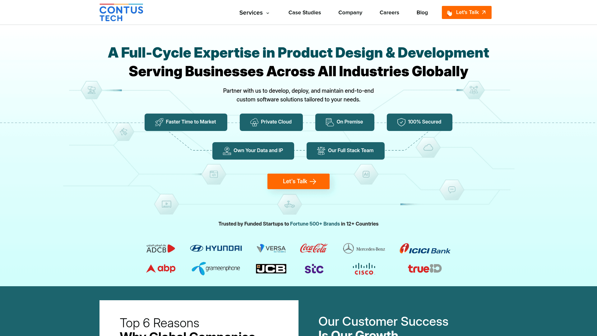 CONTUS Tech website screenshot