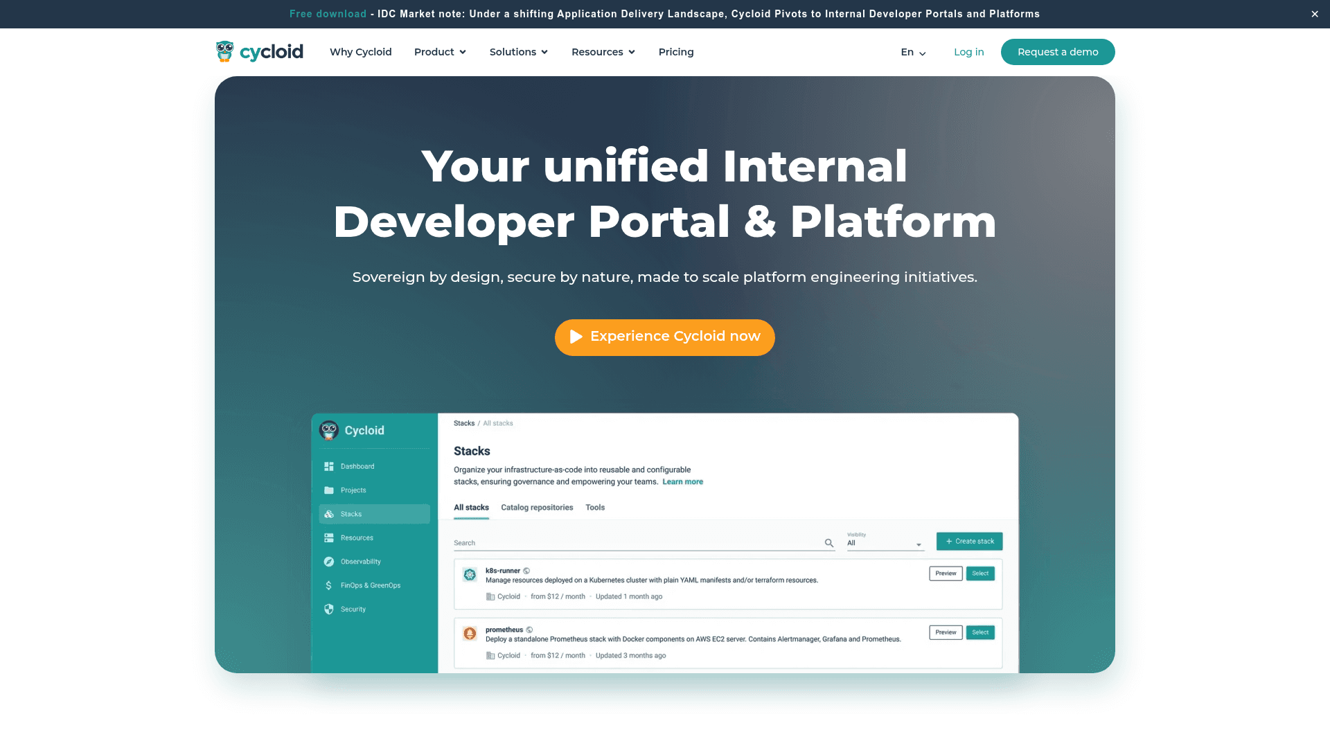 Cycloid website screenshot
