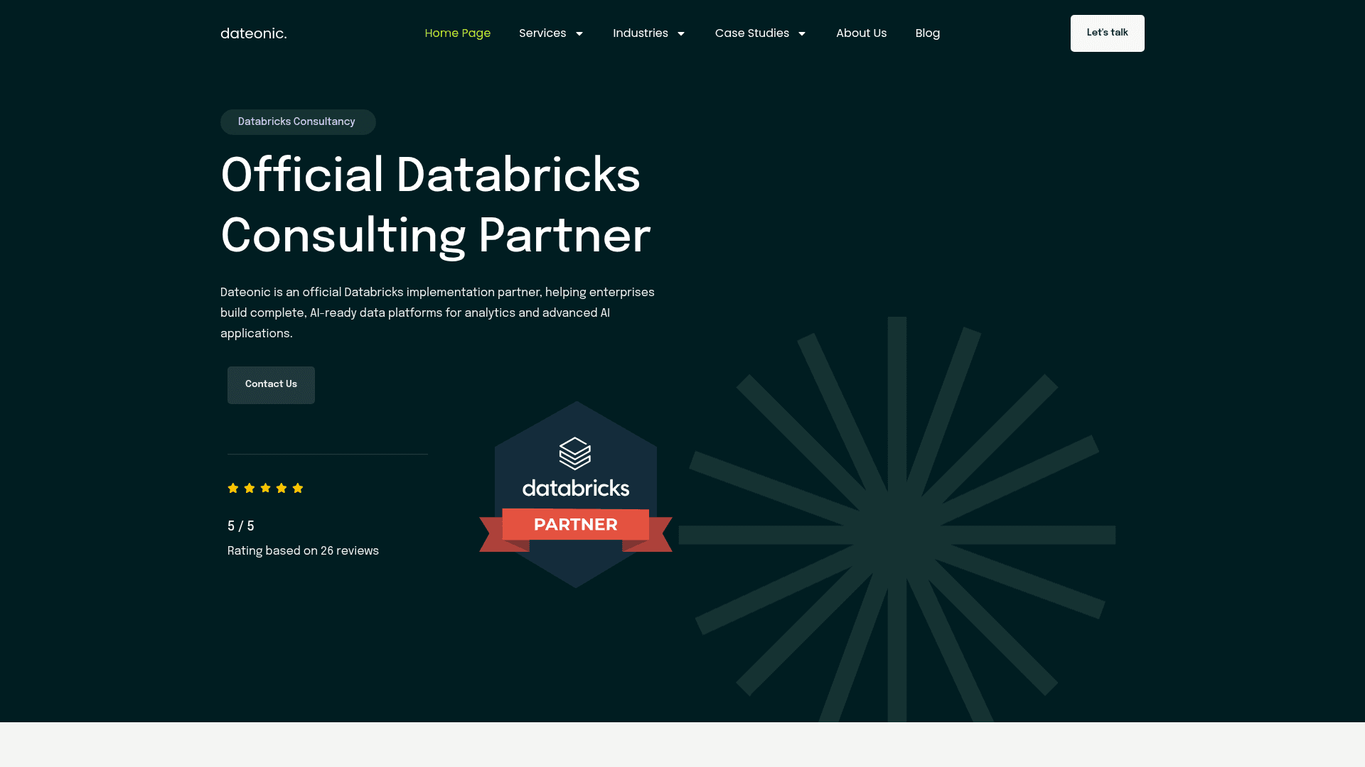 Dateonic website screenshot