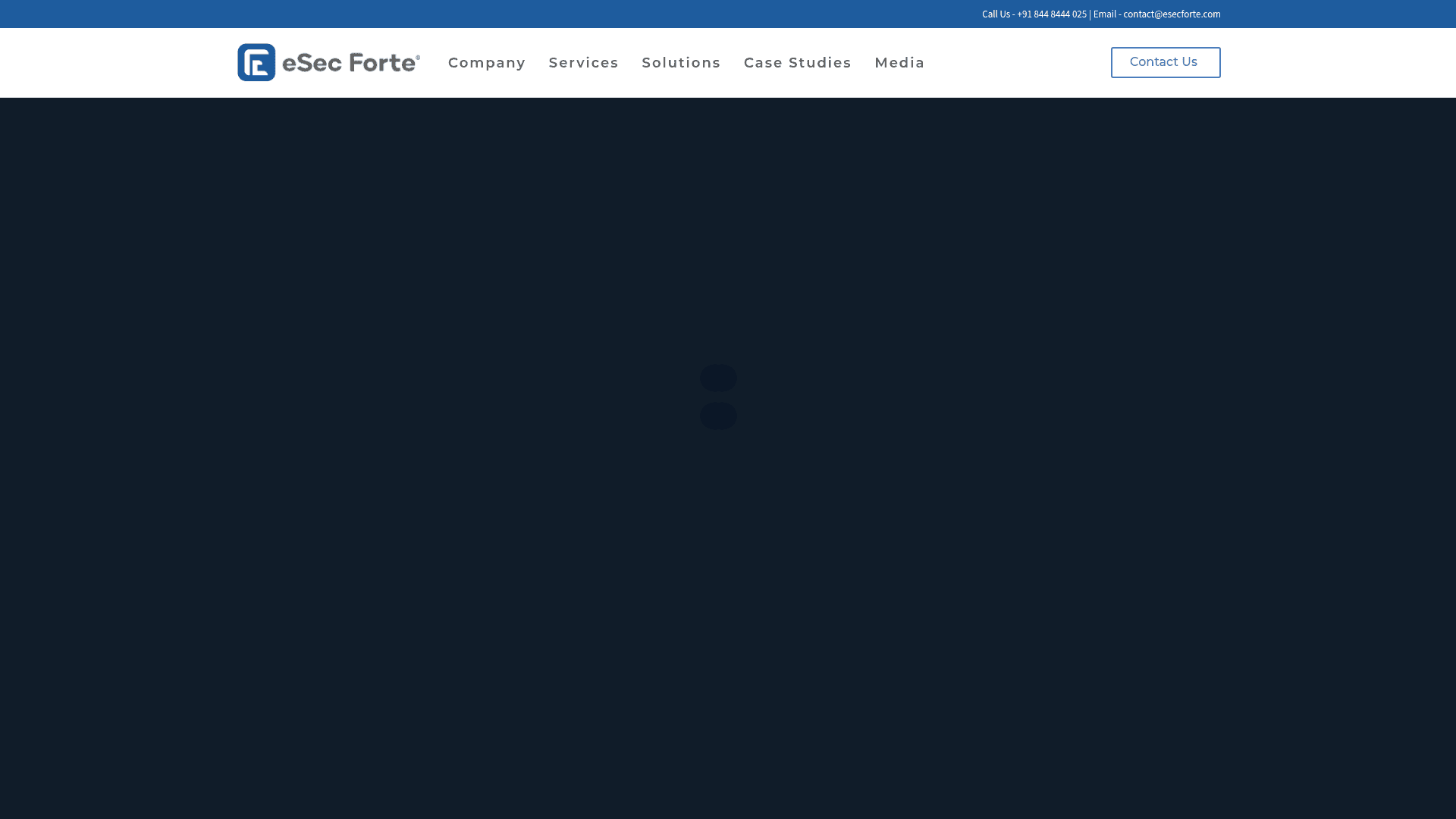 eSec Forte Technologies website screenshot