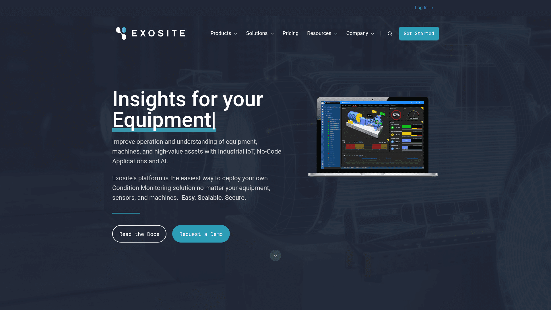 Exosite website screenshot