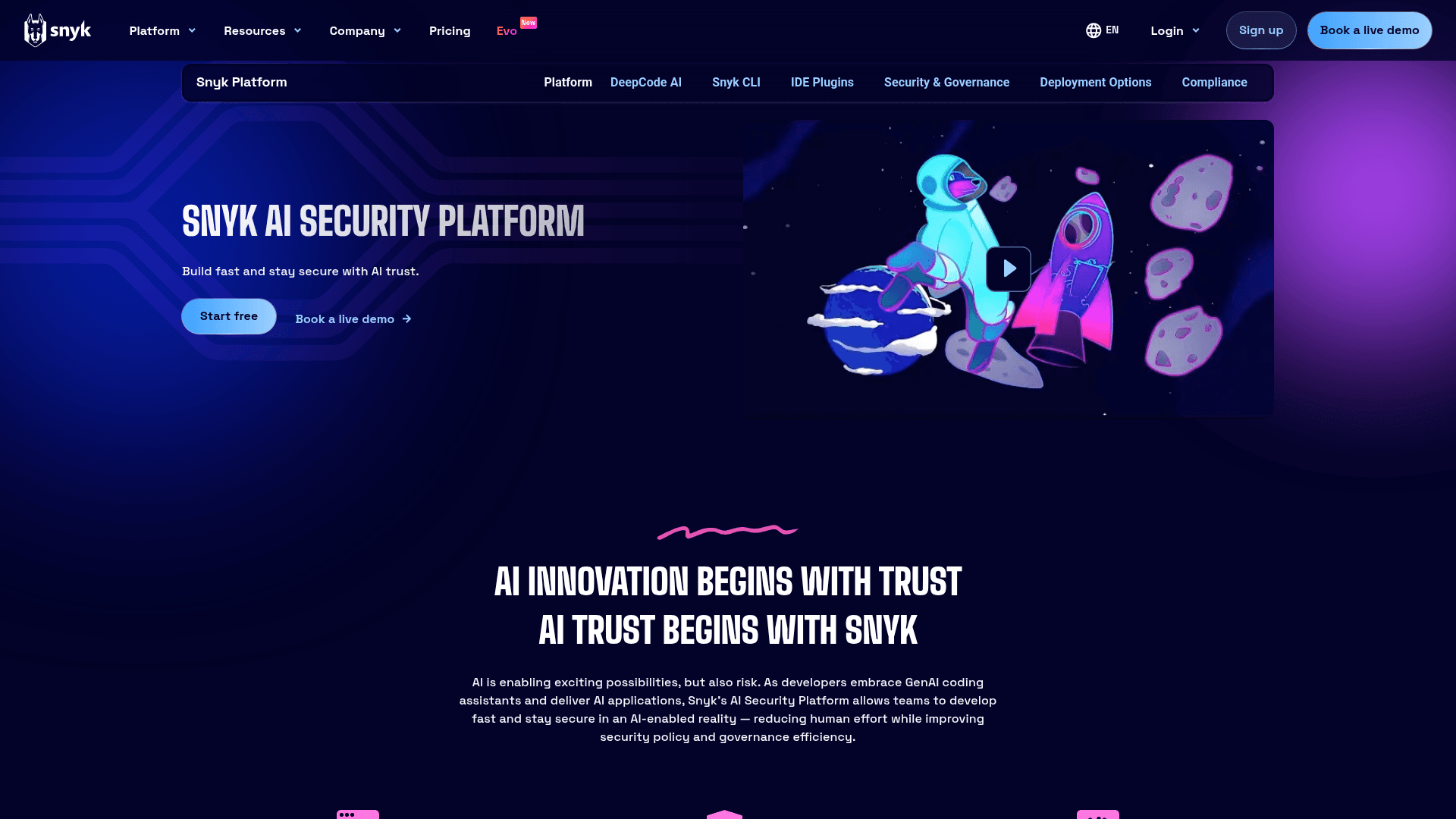 Fugue website screenshot