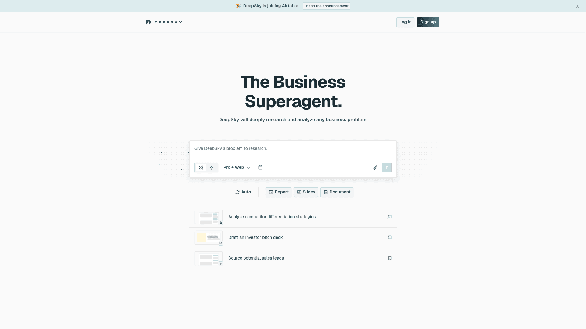 Gradient AI website screenshot