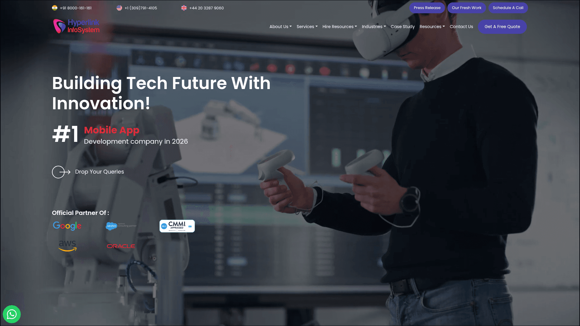 Hyperlink InfoSystem website screenshot