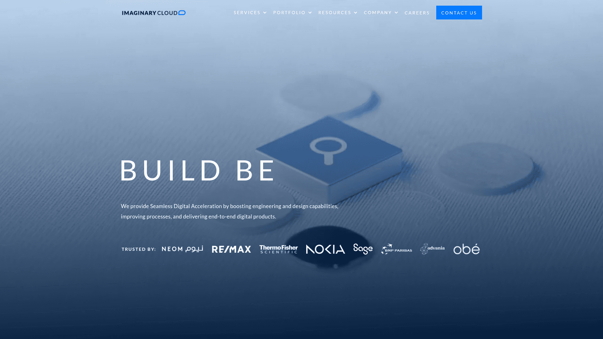 Imaginary Cloud website screenshot