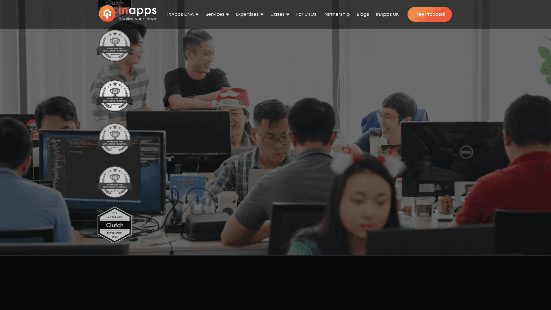 InApps Technology website screenshot