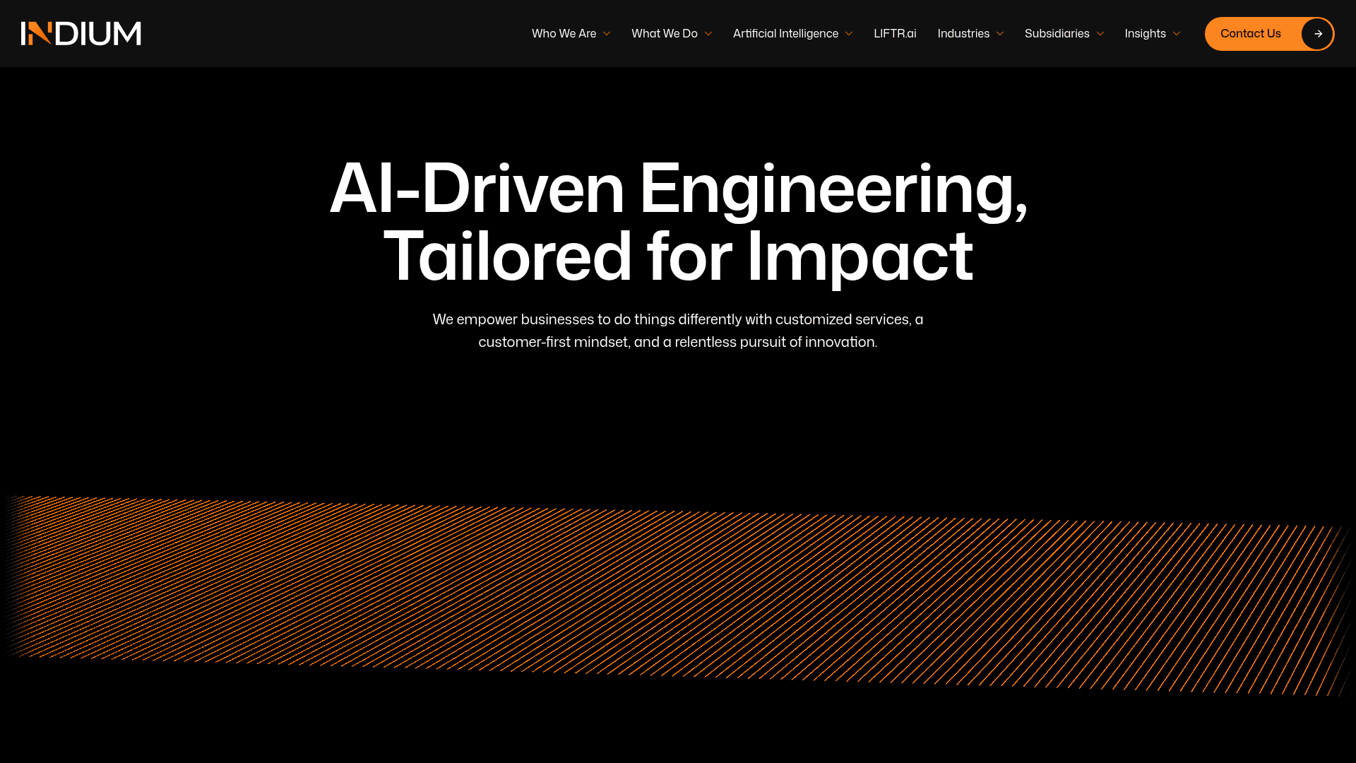 Indium Software website screenshot