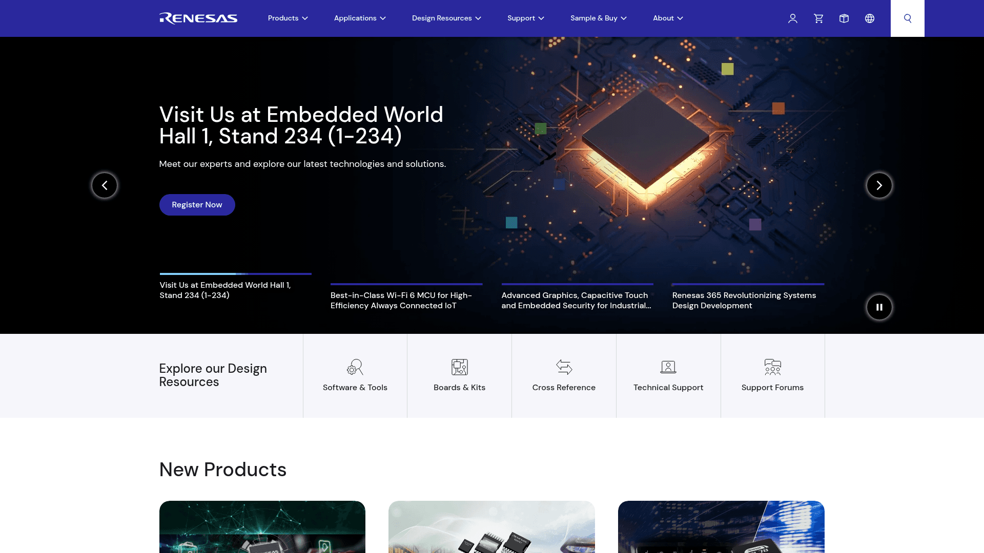 Integrated Device Technology (IDT) website screenshot