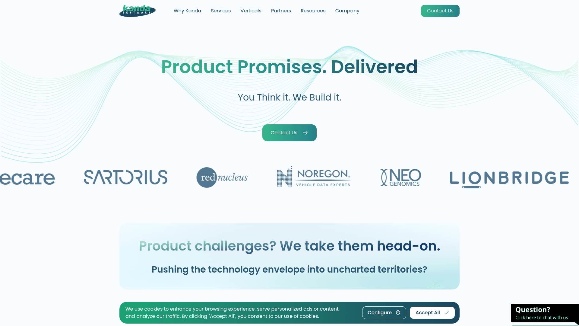 Kanda Software website screenshot