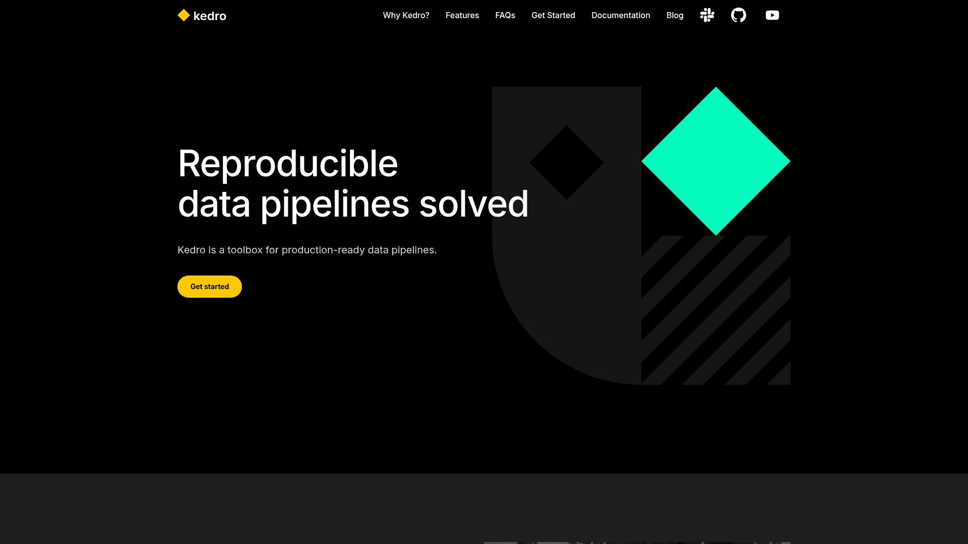 Kedro website screenshot