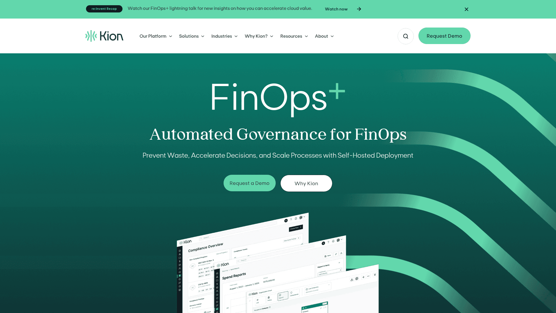 Kion website screenshot
