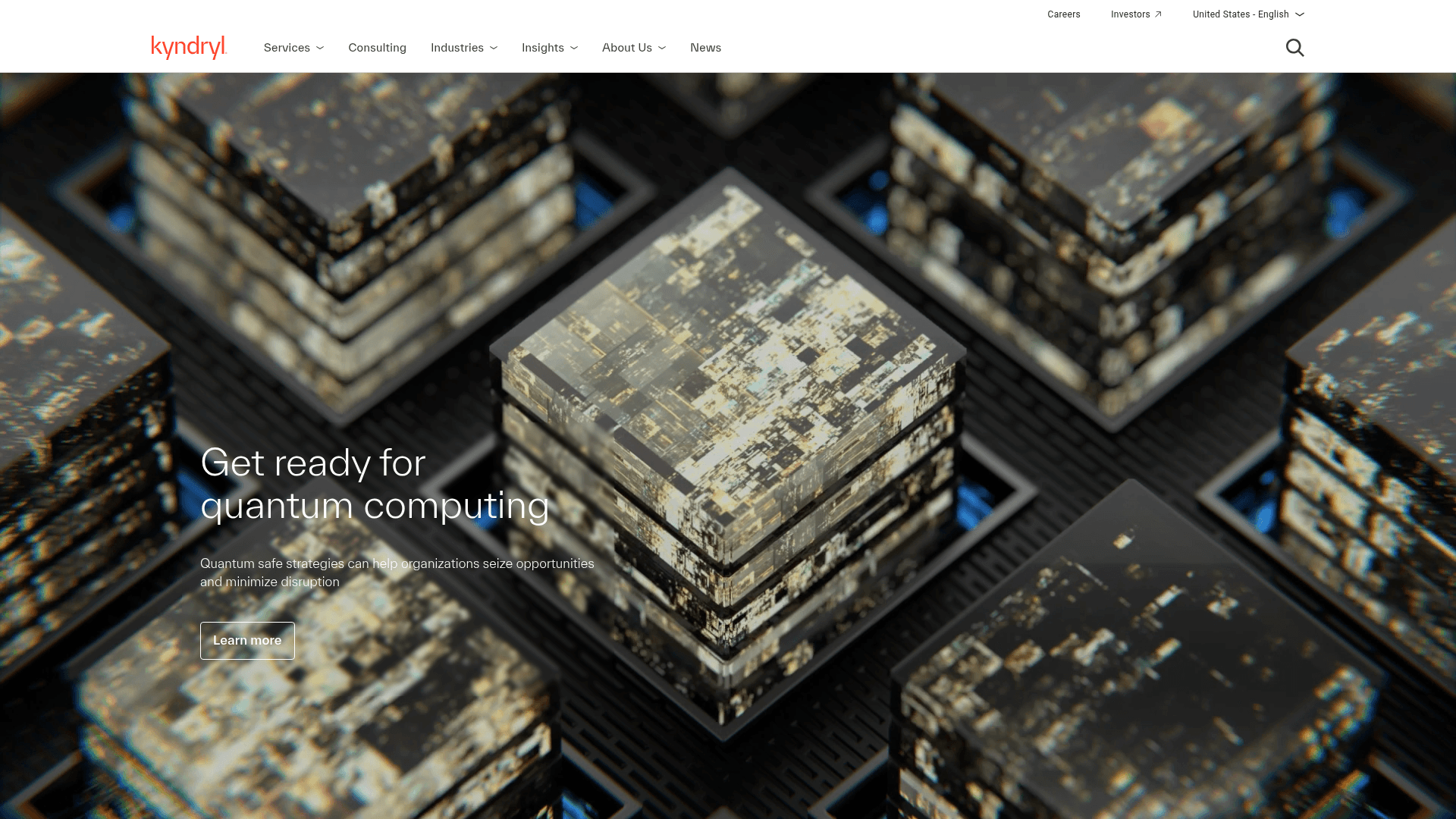 Kyndryl website screenshot