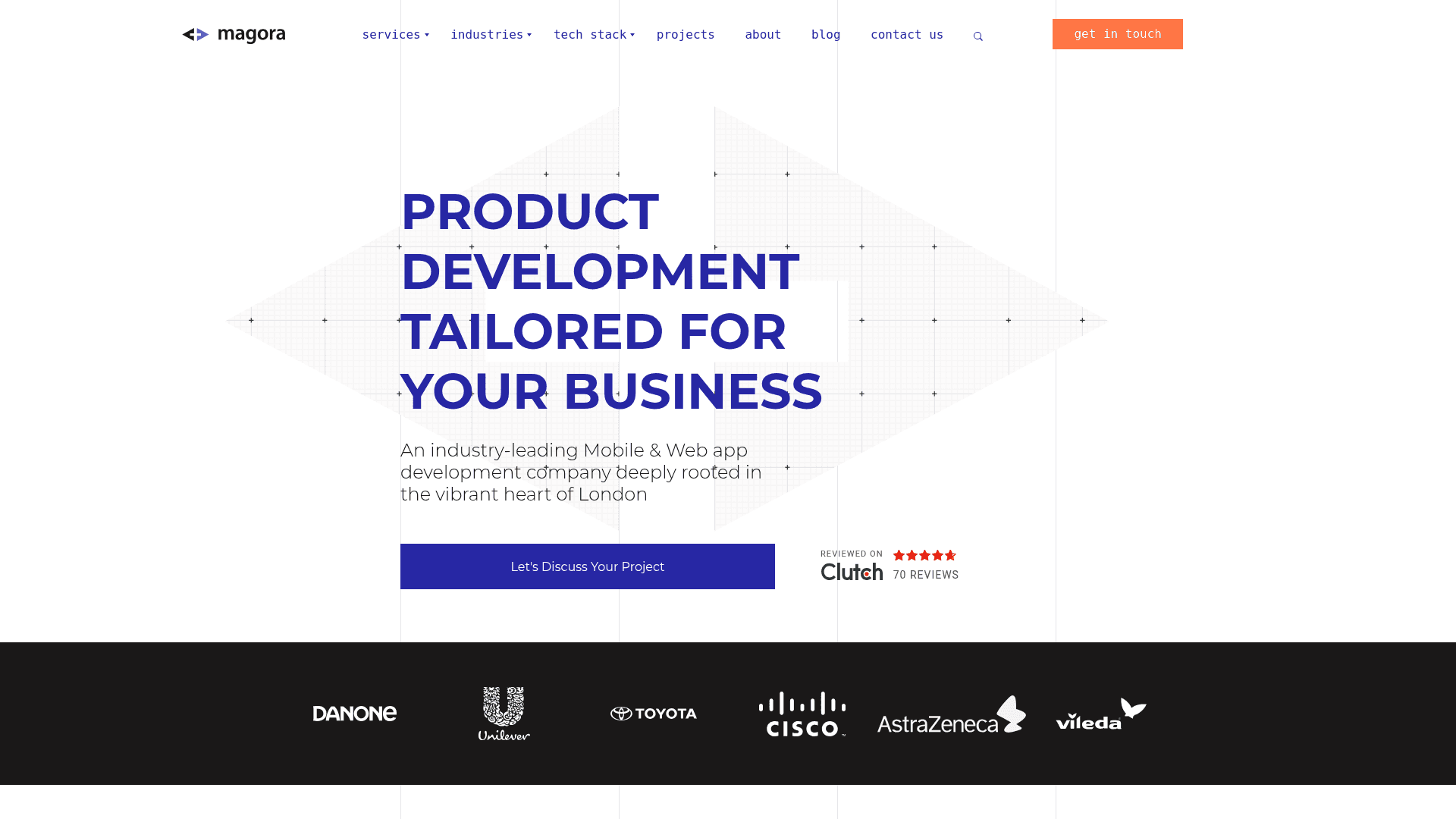 Magora website screenshot
