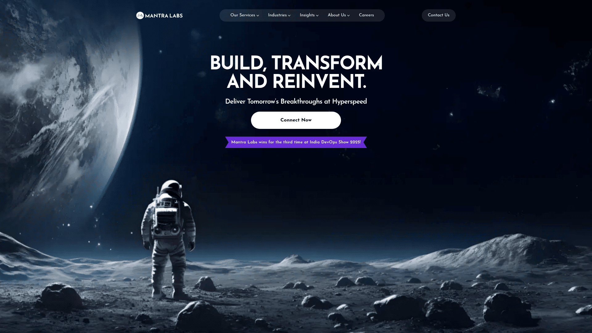Mantra Labs website screenshot