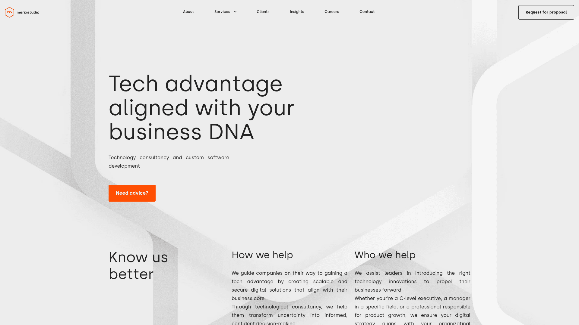Merixstudio website screenshot