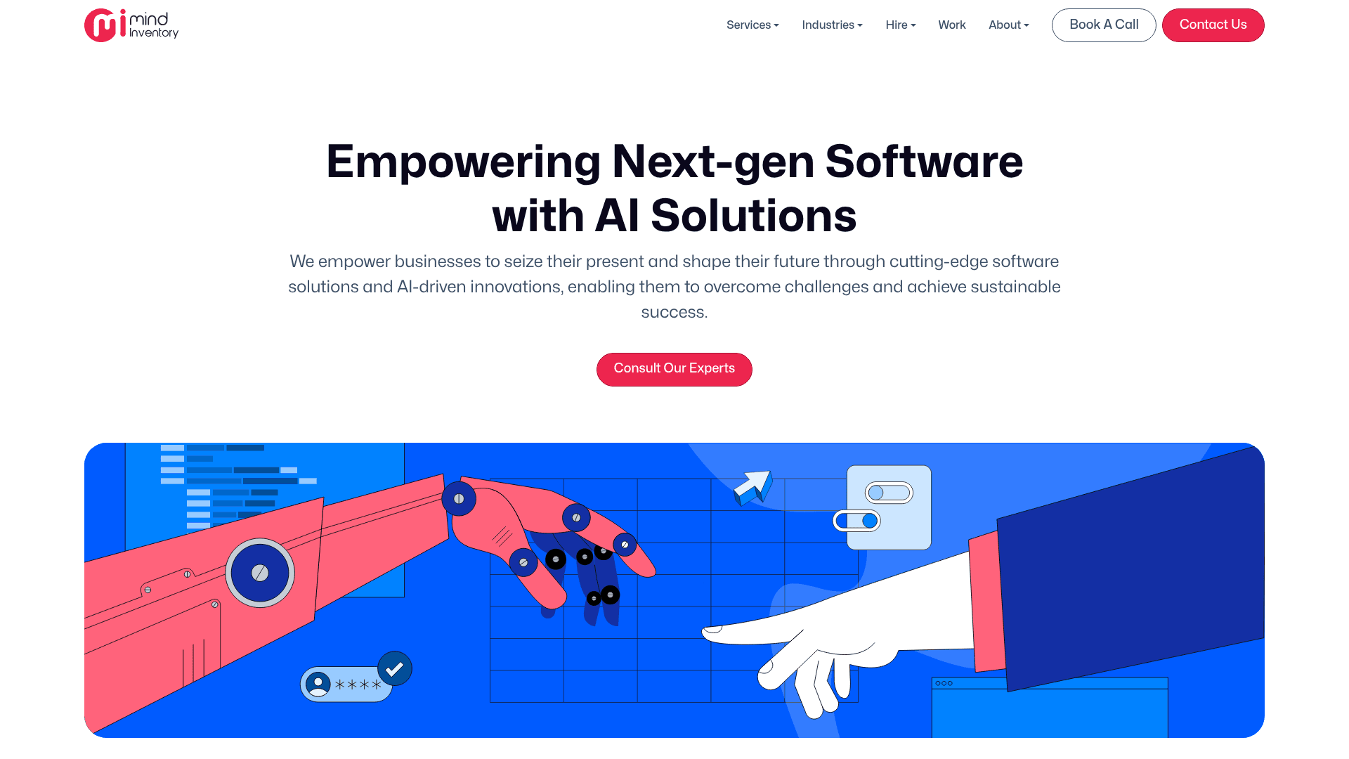 MindInventory website screenshot