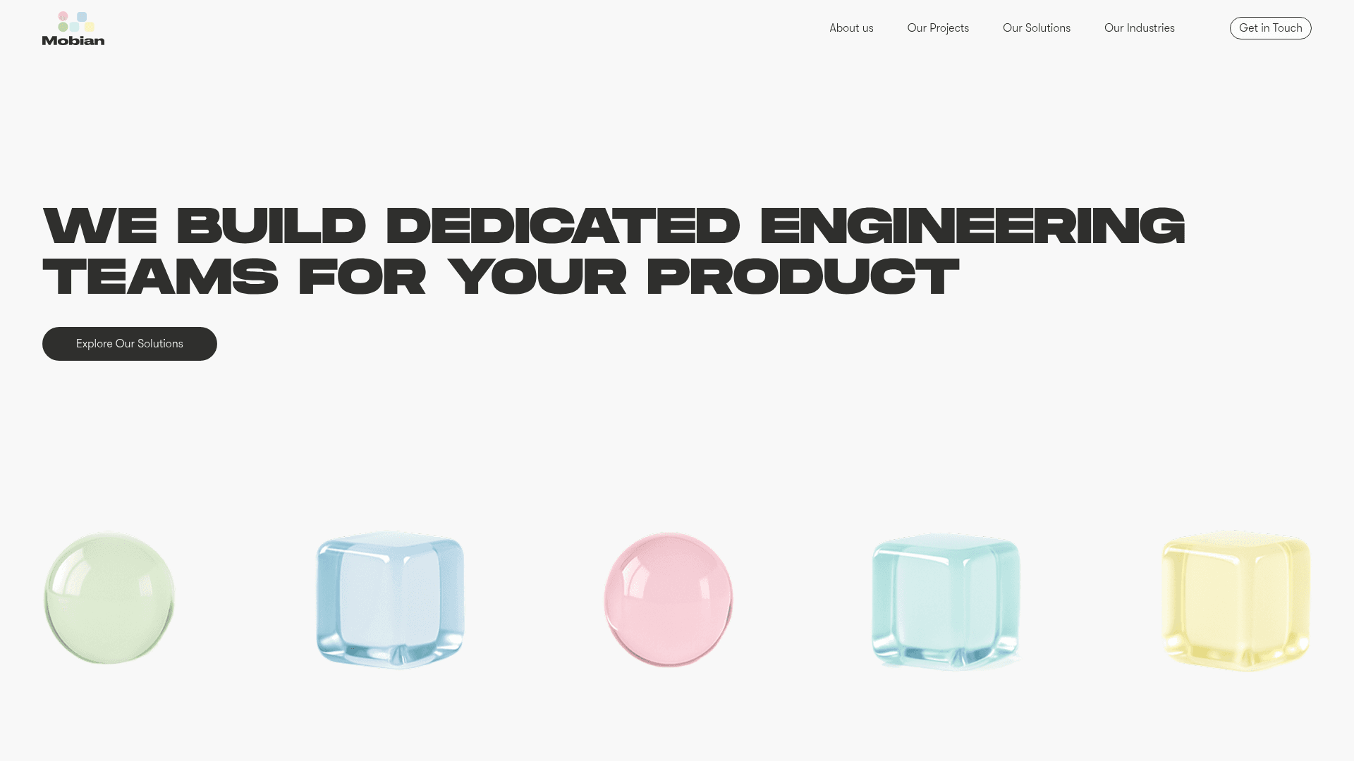 Mobian website screenshot