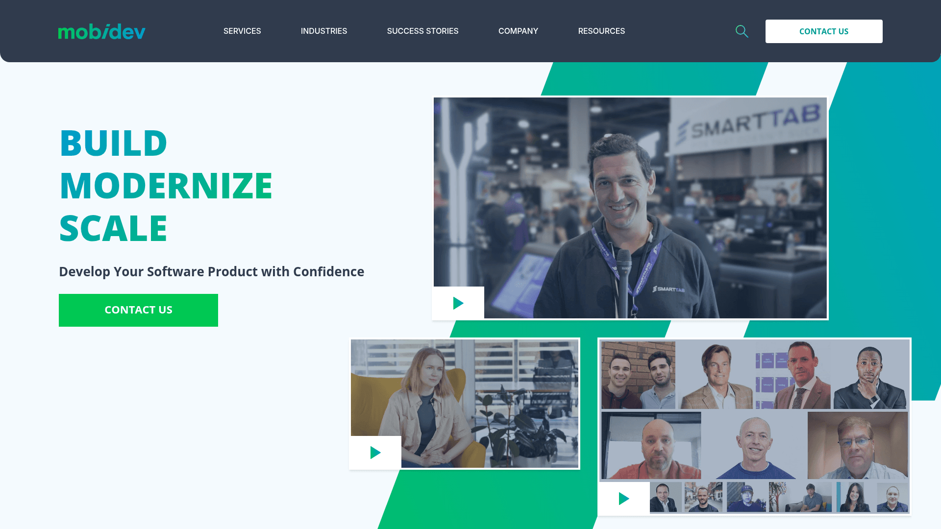 MobiDev website screenshot