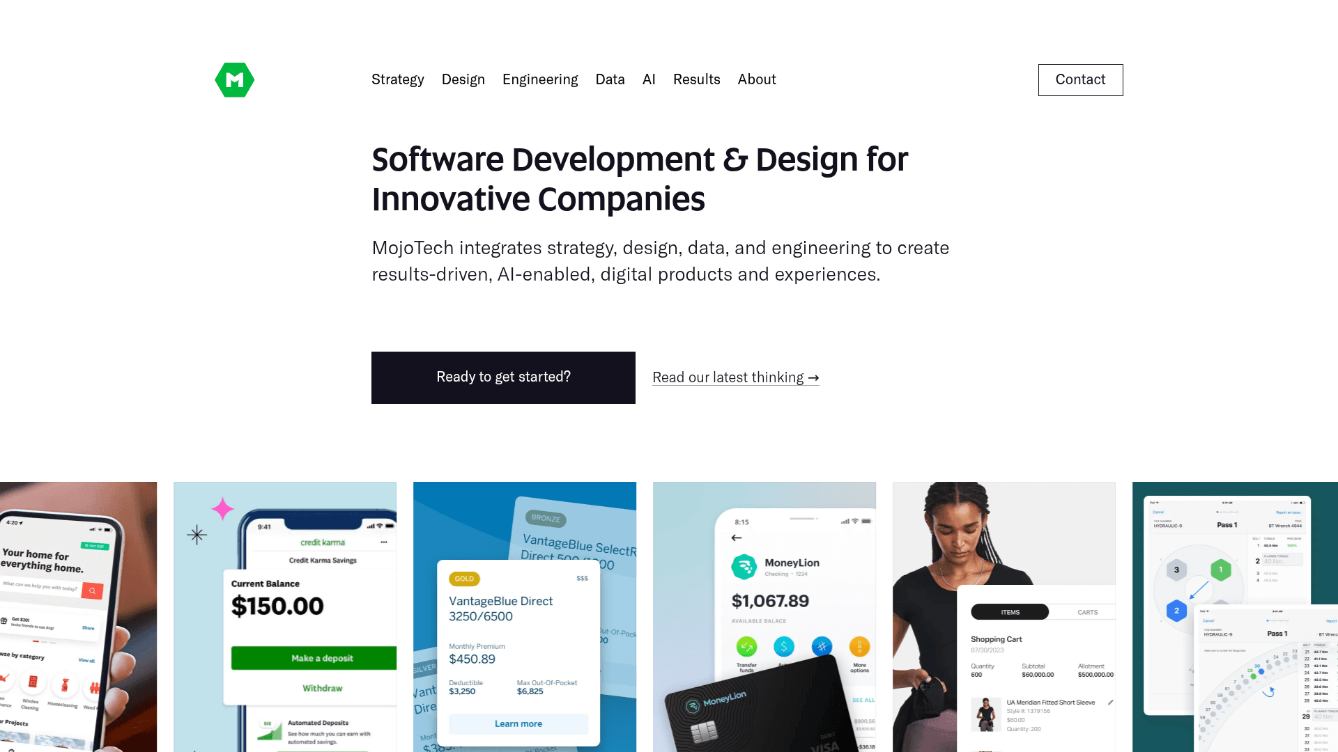Mojotech website screenshot