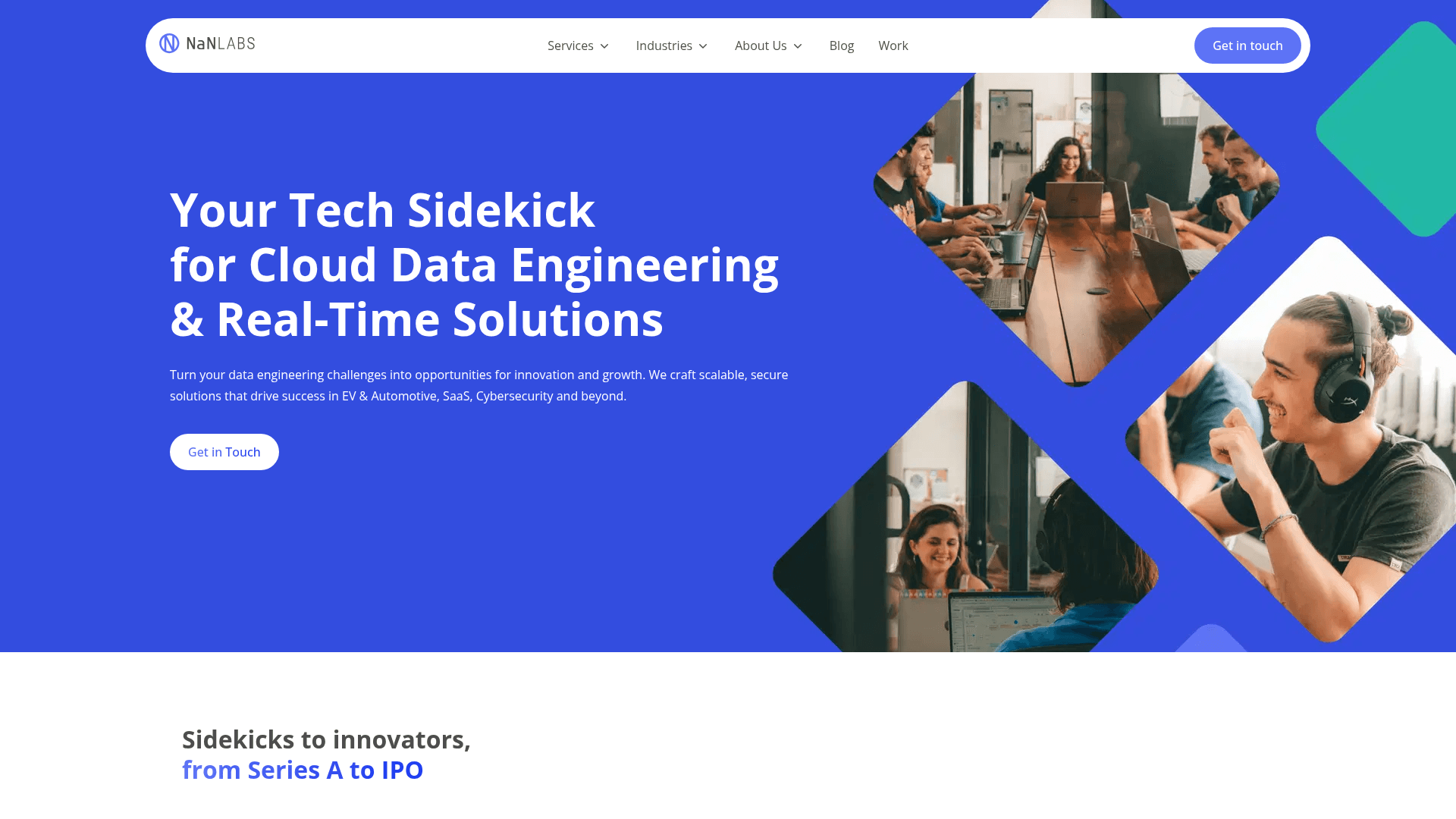 NaNLABS website screenshot