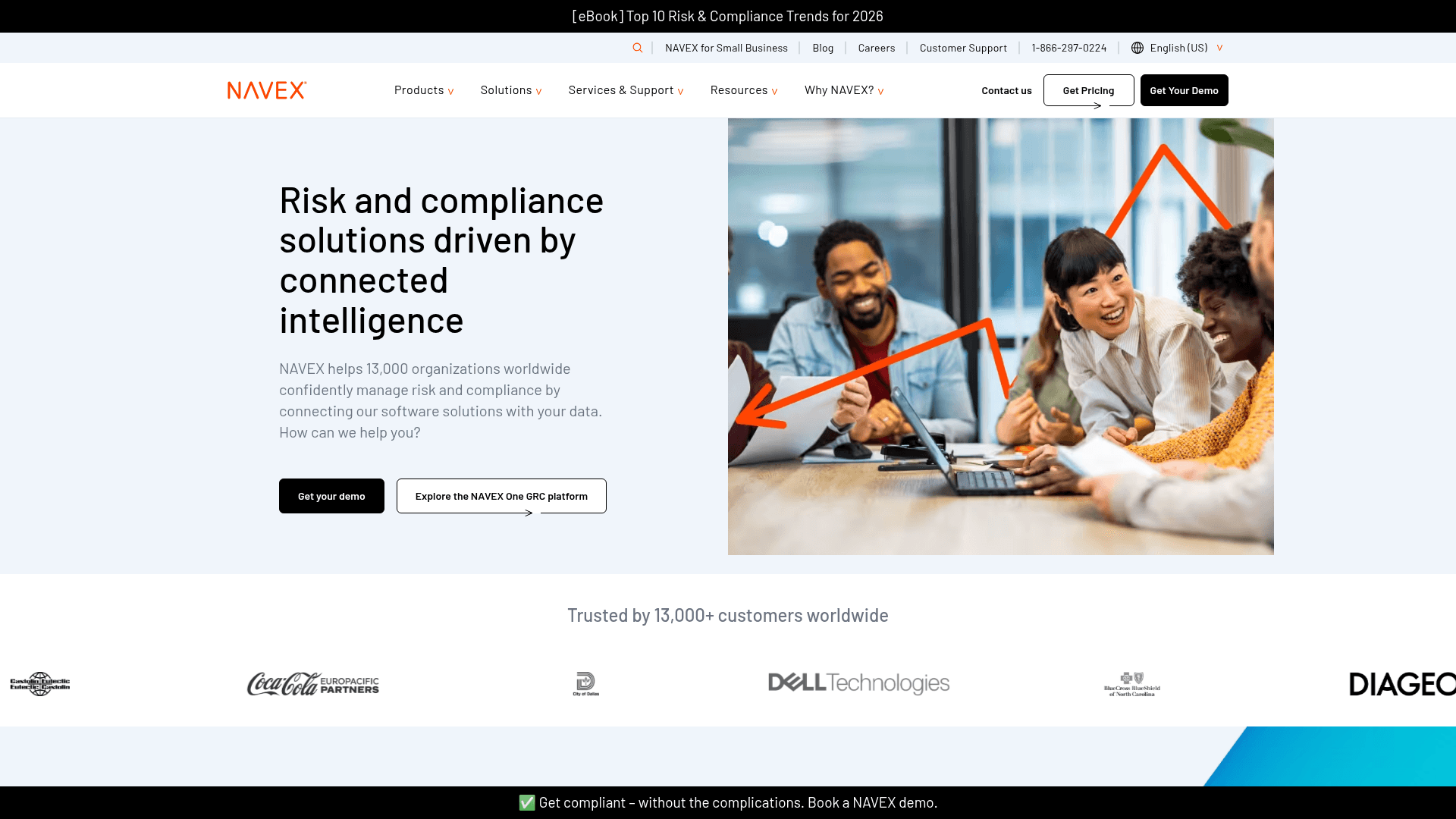 NAVEX Global website screenshot
