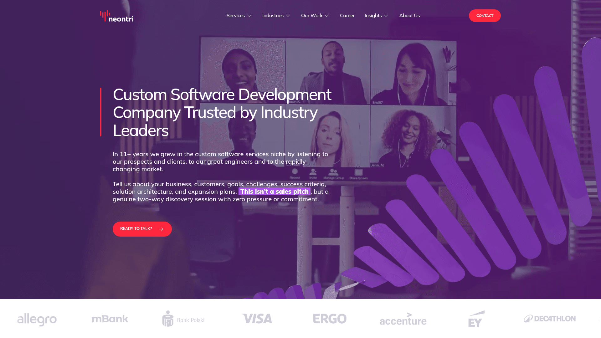 Neontri website screenshot