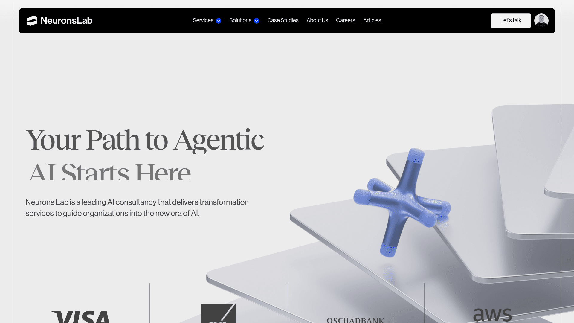 Neurons Lab website screenshot