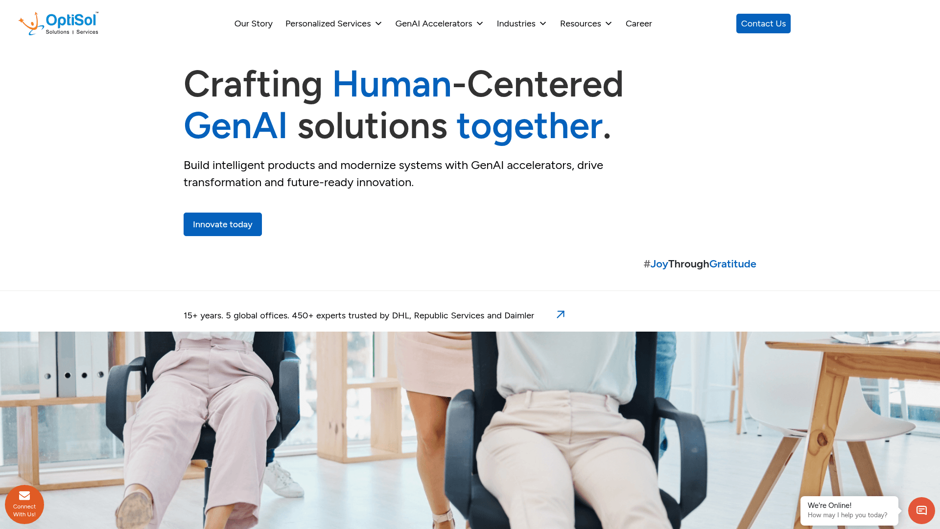 OptiSol website screenshot