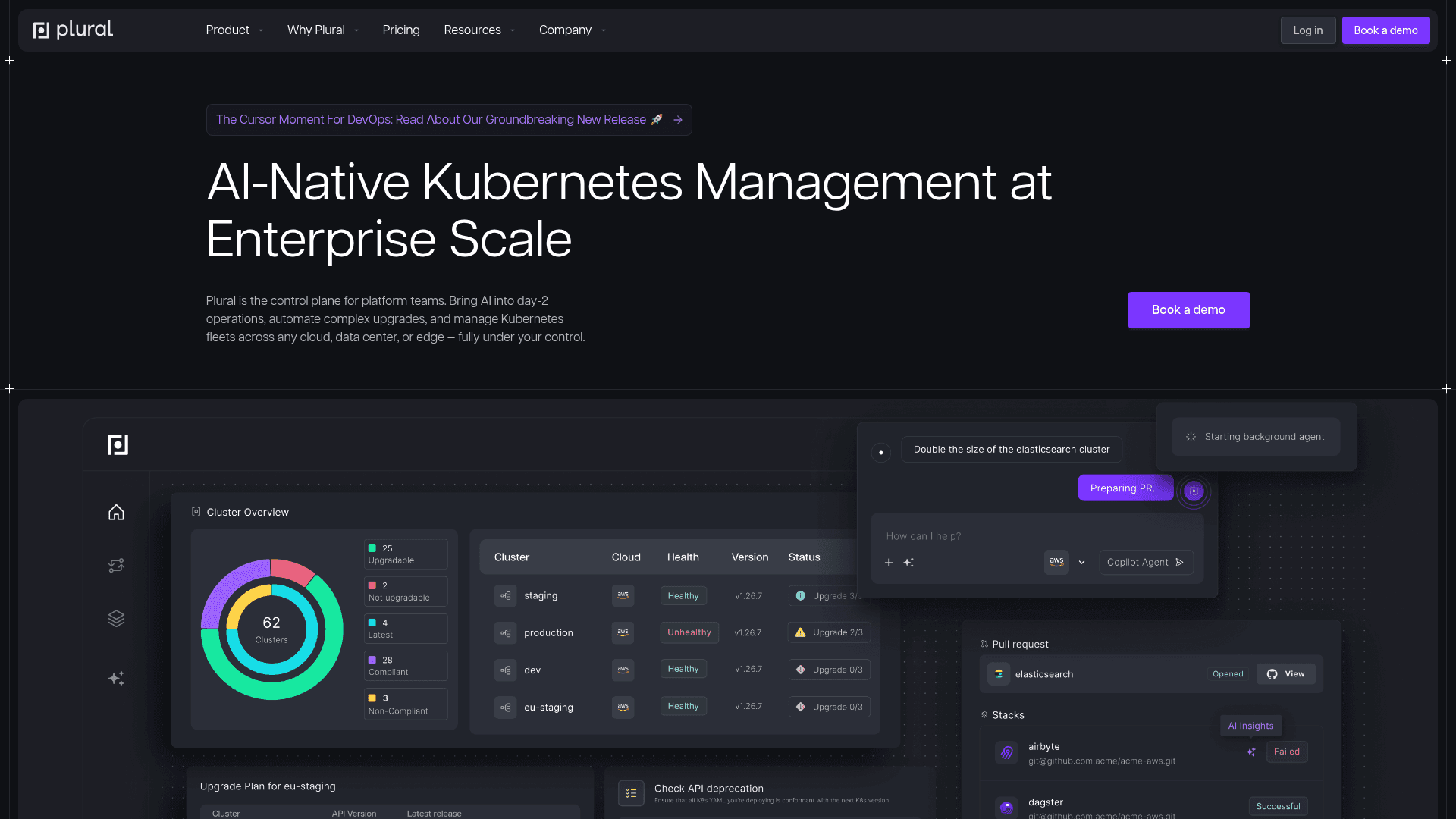Plural website screenshot