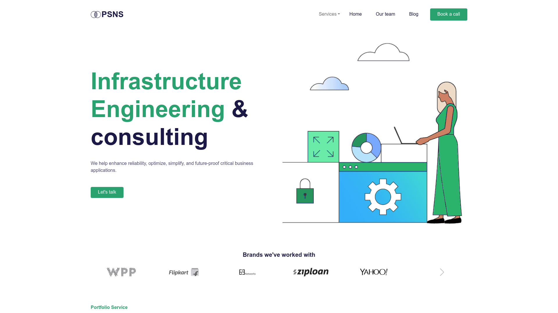 PSNS website screenshot