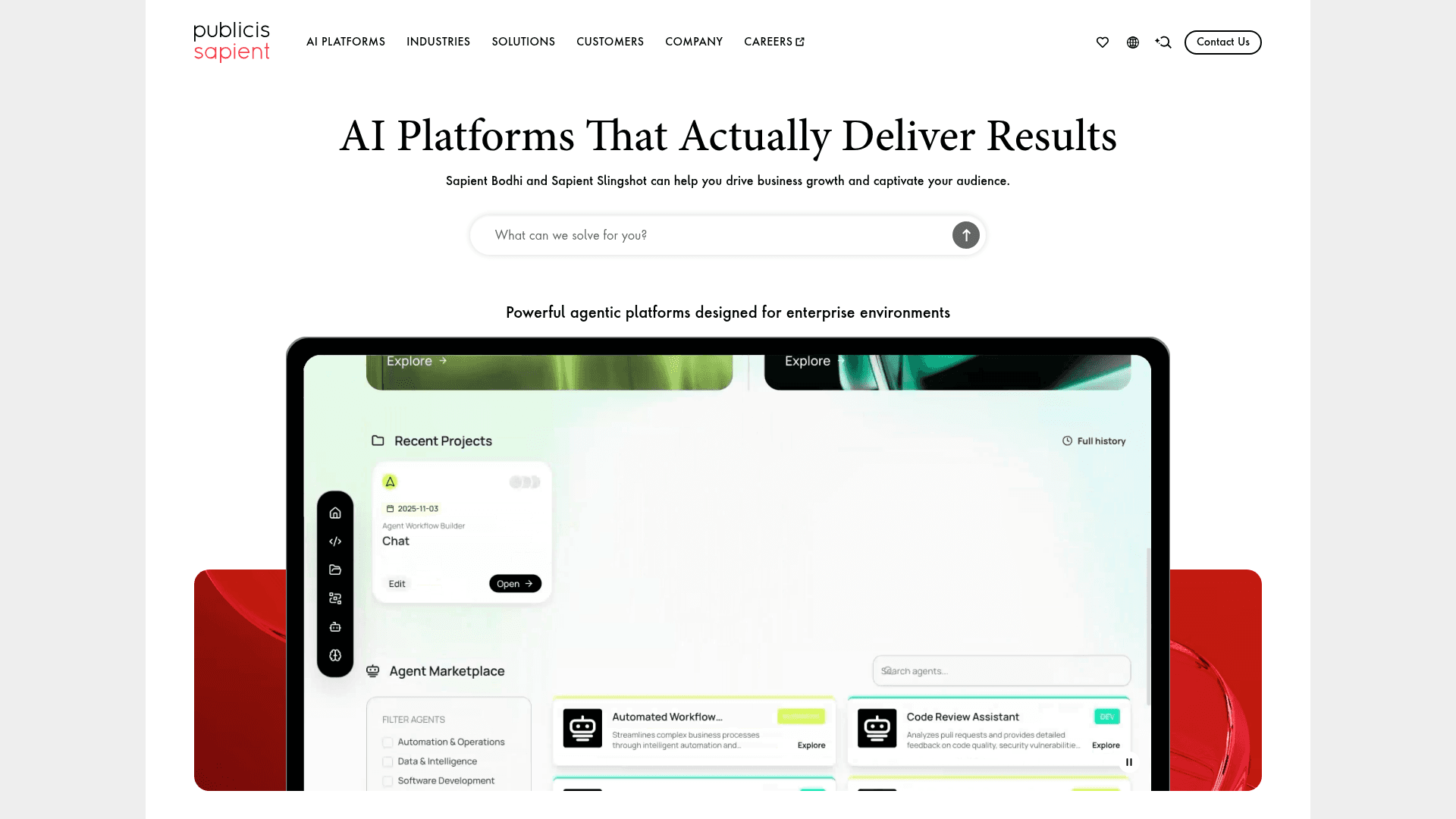 Publicis Sapient website screenshot