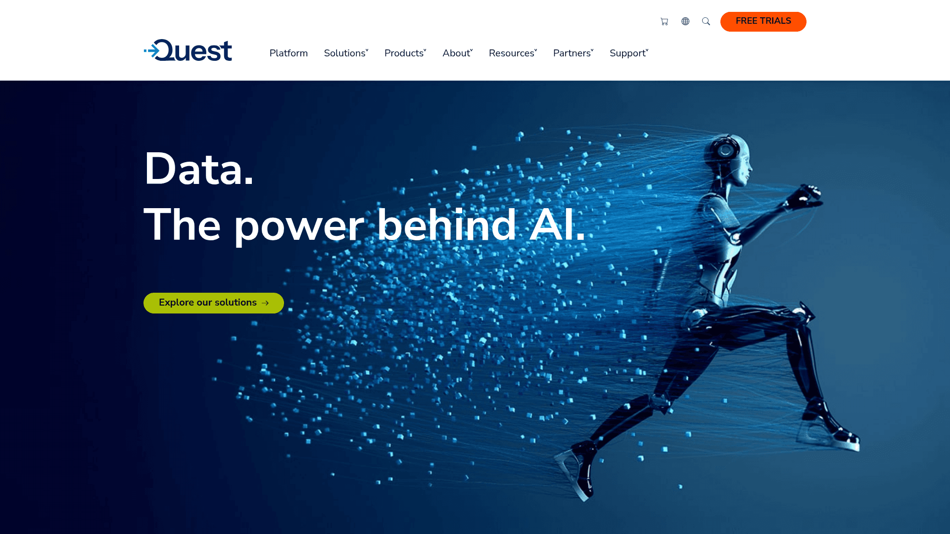 Quest Software website screenshot